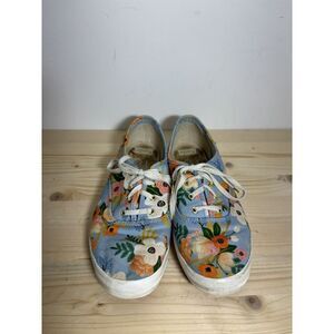 Keds x Rifle Paper Co. Multicolor Floral Print Canvas Sneakers Women's Size 8 U4